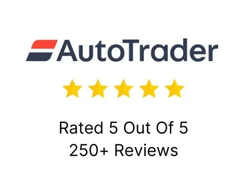 Autotrader Rated 5 stars by over 250 reviews badge